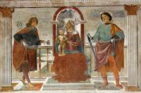 Ghirlandaio, Domenico - Madonna and Child with St Sebastian and St Julian